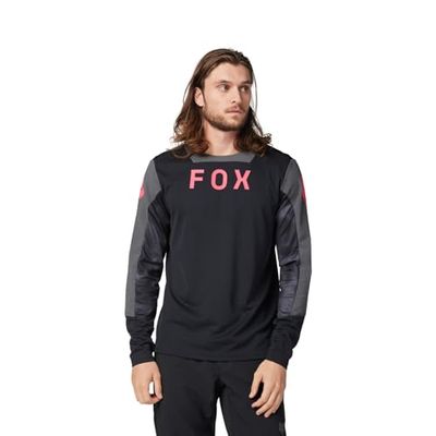 Fox Racing Men's Koszulka ROWEROWA Z Dollugim RKAWEM Fox Defend Taunt Black S T-shirt, S