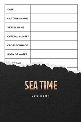 Sea Time Log: Merchant Mariner Captains License Hour log book | Perfect Gift For Captains