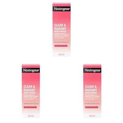 NEUTROGENA® Clear & Radiant Moisturiser 50ml (Pack of 3)