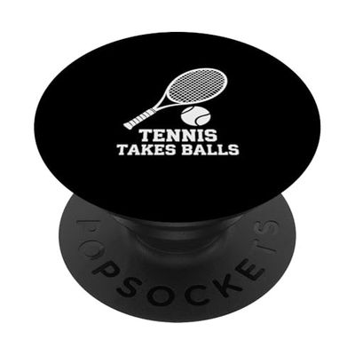 Tennis Takes Balls Atleta deportivo competitivo -------- PopSockets PopGrip Adhesivo