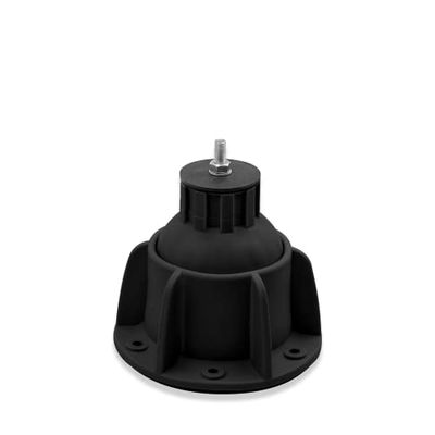 Errecom Steady, Soporte de Piso Adjustable para Unidades Externas de Aire Acondicionado, RAL 9004 – Negro