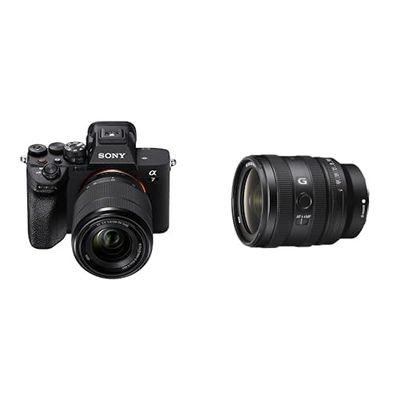 Sony Alpha 7 IV Kit Fotocamera Mirrorless Full-Frame 33 Mp Con Obiettivo Sony 28-70 Mm F3.5-5.6, Nero + Obiettivo SEL2450G