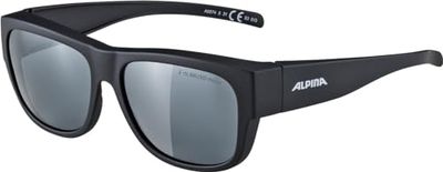 ALPINA Óculos de sol unissexo para adultos, Overview II Q, preto mate, One Size