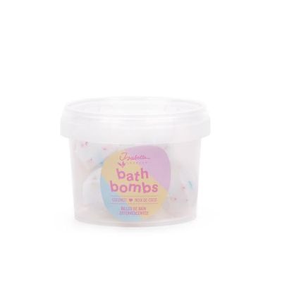 Isabelle Laurier - Set di 5 bombe da bagno effervescenti - Palline da bagno con ingredienti naturali al 98% - glitter COCO