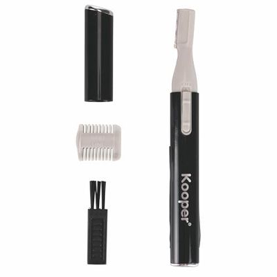 Rifinitore di precisione a batteria con pettine regola barba, Kooper