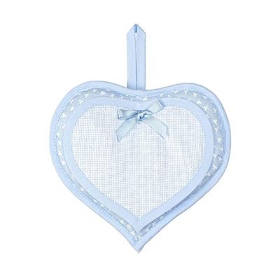 FILET Nascita strik Wit, Blauw