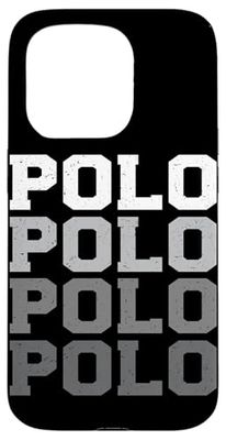 Polo Horse Retro Polo Player Sports Horseback Riding Horse Case for iPhone 15 Pro
