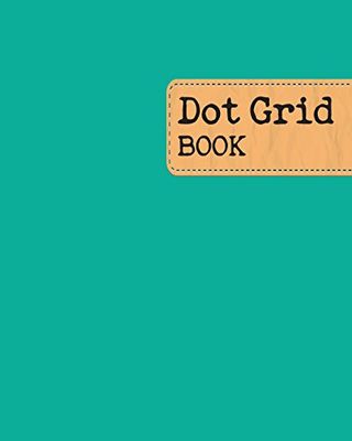 Dot Grid Book: Composition Notebook Blue Turquoise Cover