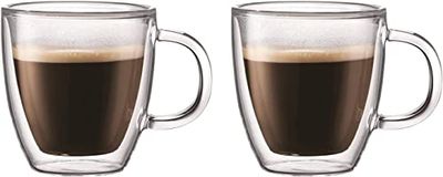 Bodum BISTRO 2-częściowy (podwójne ścianki, izolowany, nadaje się do mycia w zmywarce, 0,15 l), przezroczysty