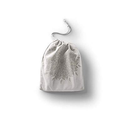 Bonamaison Printed Cotton Produce Bag with Drawstring, Reusable Grocery Bag, Biodegradable Eco-Friendly Bags, Travel Pouch, Sachet Bags, Shopping Bag, Eco Friendly, Foldable, Size: 12x15 Cm