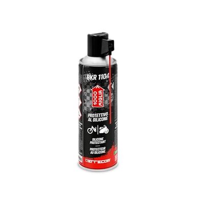 ERRECOM 1000 Miglia BKR 1104 Spray Protettivo al Silicone Bici - 500 ml, Bombola Aerosol
