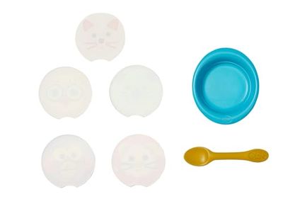 BABY born voedingsset voor poppen met bord, lepel en 5 maaltijdfoto's, 835029 Zapf Creation