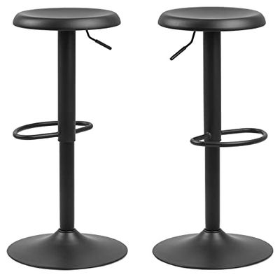 AC Design Furniture Finn - Juego de 2 taburetes de Bar (82 x 40 x 40 cm, Metal, 2 Unidades)