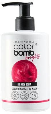 Jerome Russell Color Bomb Brights – Berry Red Colour Depositing Conditioning Mask, 300ml