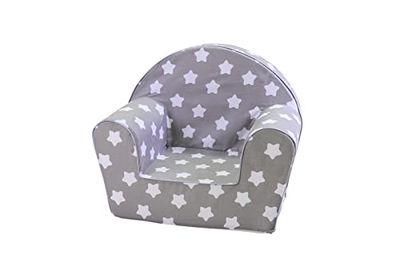 KNORRTOYS.COM 68341 Knorrtoys 68341-Stars Fauteuil pour Enfant en Coton Blanc