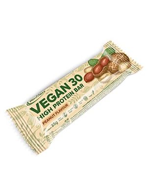 Vegan 30 Protein Bar Chocolate - 24 x High Protein Bars 35g with no Added Sugar, 30% Protein Content, Delicious Snack for a Plant-Based Diet & Palm Oil-Free