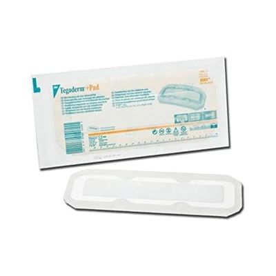 3M Tegaderm (TM)+Pad - 9 x 25 cm zelfklevende polyurethaanfolie tape met absorberende tampon, verpakking van 25 stuks