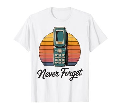 Classic Flip Phone Vintage Cellulare Cellulare Maglietta