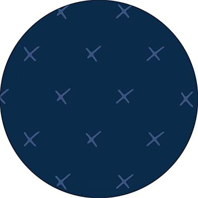 Bonateks, Runt digitalt tryckt musmatta, halkfri undersida, för kontor och hem, diameter: 22 cm