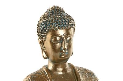 FIGURA RESINA 20X12X24,3 BUDA ENVEJECIDO DORADO