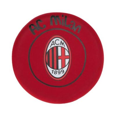 AC Milan Frisbee en néoprène pour Enfants et Adultes, diamètre 21 cm, Produit Officiel