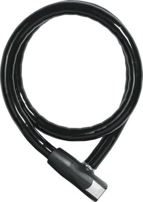 ABUS Fechadura de cabo blindada Steel-O-Flex Centuro 860 - fechadura de cabo de aço com blindagem de braçadeiras de aço - nível de segurança 7-110 cm, preto