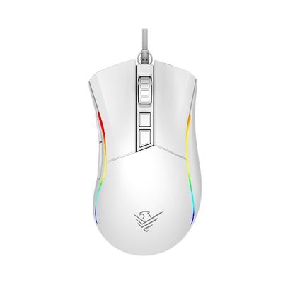 Phoenix Void Mouse Gaming RGB ad alte prestazioni e software di configurazione (White, Cavo)