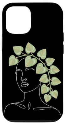Donna Pothos Pianta Giardinaggio Botanica Giardino Donne Custodia per iPhone 12/12 Pro