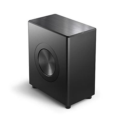 Philips Audio FW1 | Subwoofer sans Fil | Son cinématographique | Basses Riches et Profondes | Design élégant | Puissance de Sortie 420 W | Noir