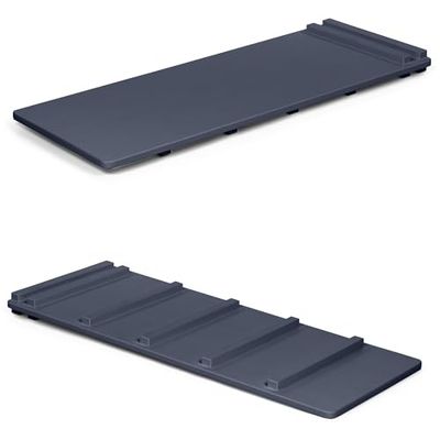 babybay Littlefoot - Escalera de escalada 2 en 1 para torre de aprendizaje y triángulo de escalada, diversión de escalada gracias a la madera de haya maciza, bordes redondeados, combinable, color gris