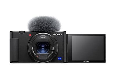 Sony Vlog Camera Fotocamera Digitale Con Schermo LCD Direzionabile E Video 4K, Nero