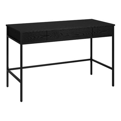 Henn&Hart Home Office, Ebony, 48" Wide