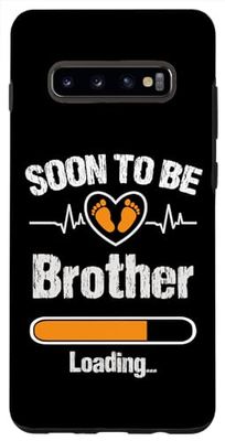 Coque pour Galaxy S10+ Soon to Be Brother Loading Funny Brother Annonce