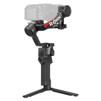 DJI RS 4, Stabilizzatore a 3 Assi per Fotocamere Mirrorless e DSLR, Riprese Verticali Native 2ª Generazione, Selettore Joystick a 2 Modalità, Bracci in Teflon