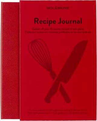 Moleskine - Recipe Journal, Theme Notebook - Hardcover Notebook to Collect and Organise Your Recipes - Large Size 13 x 21 cm - 400 Pages