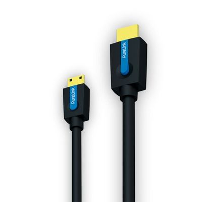 PureLink CS1100-015 - High Speed Mini HDMI/HDMI kabel met Ethernet - HDMI 2.0 compatibel (4K + 3D) - 1,5m