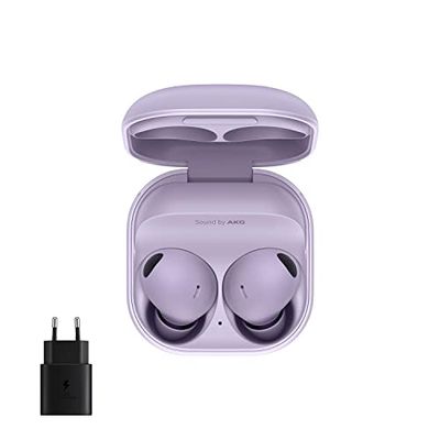 SAMSUNG SM-R510N Galaxy Buds2 Pro Écouteurs, Adaptateur de Voyage 25 W (sans Fil), Violet