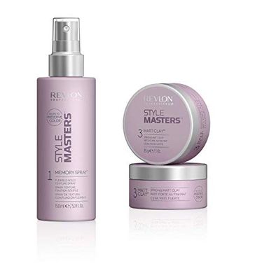 Revlon Professional Style Masters Memory Spray 150ml + Style Masters Matt Clay 85g