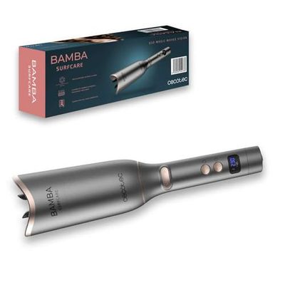 Cecotec Fer à boucler automatique Bamba Surfcare 850 Magic Waves Vision, Moteur numérique Brushless, Revêtement en céramique, réglage de la température et du temps, et écran LCD. (850 Magic Waves Vision)