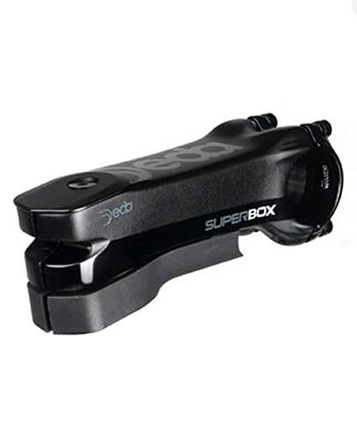 Deda SBXCOVER090 Superbox lock, för 90 mm stam, nylon, svart unisex-vuxen, Nero, 90 mm