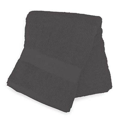 Soleil d'ocre Toalla de baño de algodón 500 gr/m2 Lagune, 100 x 140 cm, Gris