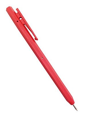Maya Professional Tools Eco2100–3/3 Pen détectables pour les métaux et rayons X, Normal d'encre, sans clip, Lot de 50, corps Rouge, encre rouge