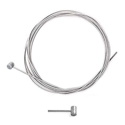CABLE SOUPLE ACIER 2.5MM x 2.5M TETE MARTEAU Ø7.8x8.1MM MOTOCULTEUR TRACTEUR TONDEUSE MOTOCULTURE ACCELERATEUR FREIN TRACTION EMBRAYAGE