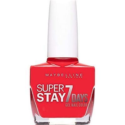 Maybelline New York Super Stay Gel Nail Color, 490 Hot Salsa, 40g