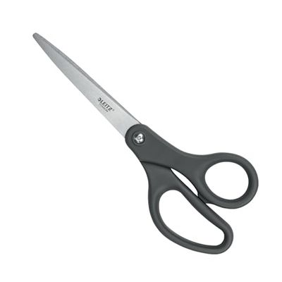 Leitz 54220089 - Tijeras de Titanio para Oficina 205 mm, Tijeras de Acero Inoxidable de 205 mm con Recubrimiento de Titanio y Embalaje Sin Plástico