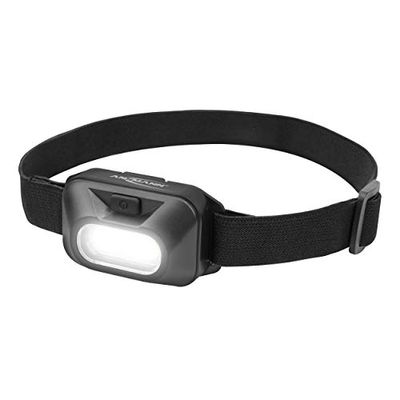 Ansmann Linterna Frontal HD120B, Negro