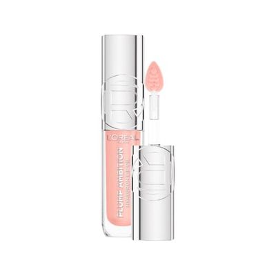 L'Oréal Paris Plump Ambition - Olio per labbra volumizzante con acido ialuronico - 24H di idratazione* - Milky Nu
