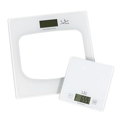 Balance Numérique de Salle de Bain JATA P111 180 Kg Blanc Verre