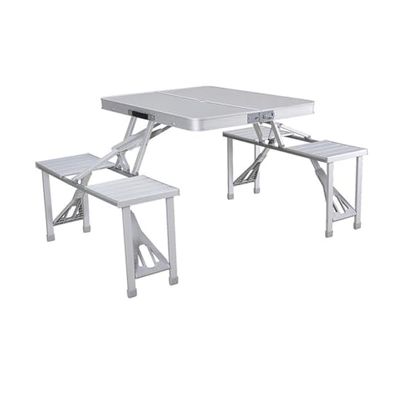 Picknicktafel Marbueno Aluminium Grijs 136 x 67 x 85 cm