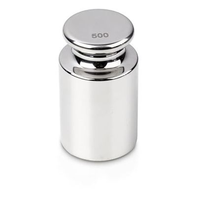 KERN Acciaio inossidabile lucidato, peso di prova ecologico, F1, argento, 500 g